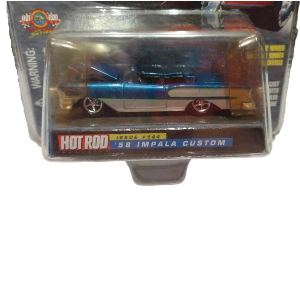 Racing Champions Limited Edition 1 Of 9,999 Hot Rod Issue #144 ‘58 Chevy Impala!
